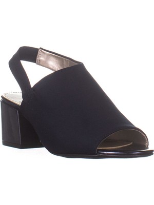 

ANNE KLEIN Женские темно-синие босоножки Samantha на круглом блочном каблуке без шнуровки с ремешком на пятке, размер 7,5 м, Navy, AKSAMANTHA