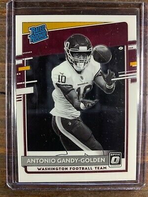 Antonio Gandy-Golden Football Card Rated Rookie #334 Donruss Optic Negative SP. rookie card picture