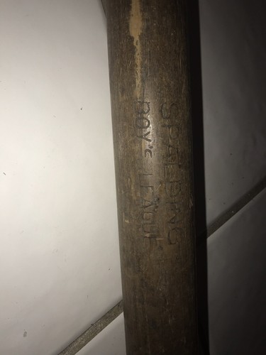 Early Spalding Boys League Baseball Bat