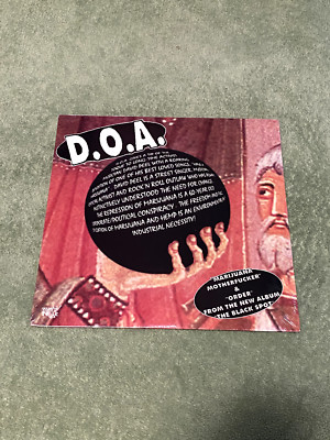 New D.O.A. / Show Business Giants Split 10'' Vinyl Record (SBG = John/Tom of NMN