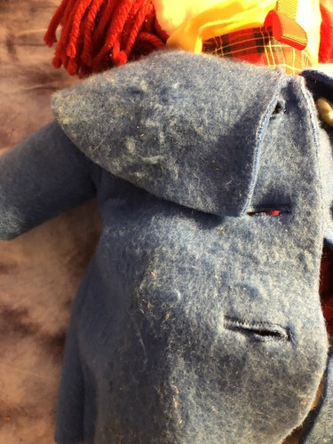 1994 Madeline Dressable Plush Doll by Eden 15 Inches - Complete Original Outfit