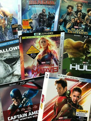Blu-ray & 4K Slipcovers only -Star Wars, Disney, Marvel +more RARE NEW DISCOUNTS