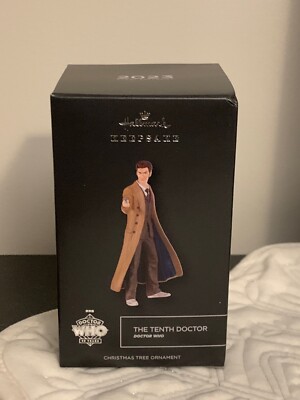 Hallmark 2023 The Tenth Doctor Comic Con Doctor Who Keepsake Ornament NIB