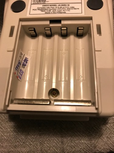 CIDCO Model JA 25 01 Twenty Five Call Memory Caller ID Display Unit