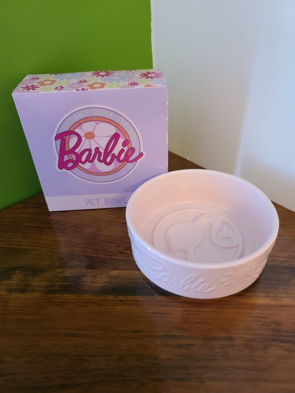 2024 Barbie The Dreamhouse Living Truck Tour Pet Bowl New