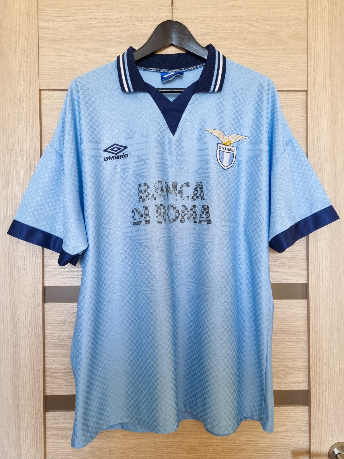 S.S. Lazio MANCINI 10番 ユニフォーム UMBRO 1997-98 Lazio Home Shirt Mancini #10 - 7/10 - (Y)