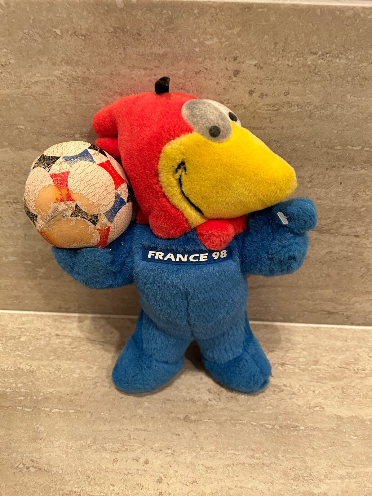 1998年サッカーフランスワールドカップ マスコット ぬいぐるみ 1998年サッカーフランスワールドカップ マスコット ぬいぐるみ