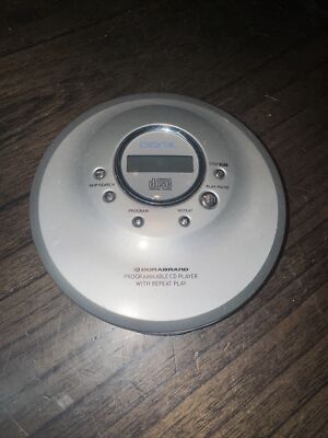 Durabrand Programmable Cd Player Portable Digital Bass Boost Silver