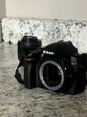 Nikon D3300 Digital SLR with 24.2MP 18-55mm Lens - Black