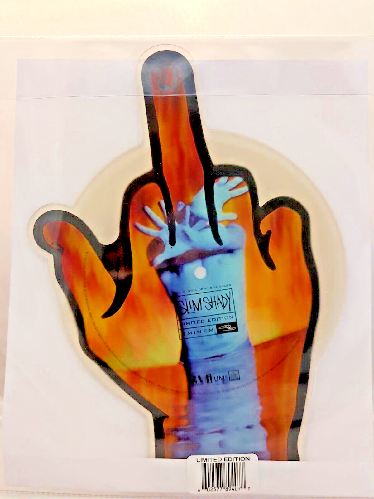 JDGAF/SDGAF SSLP20 MIDDLE FINGER 7” (AUTOGRAPHED) Eminem JDGAF/SDGAF SSLP20 MIDDLE FINGER 7” (AUTOGRAPHED) Eminem
