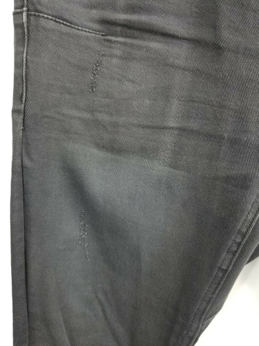 MANXONETEASPOON SKINNY TAPERED BLACK FADED RIPPED CUT KNEE JEANS PANTS SIZE 32