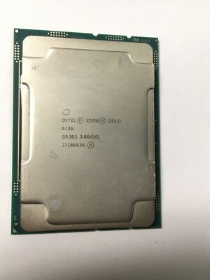 Intel Xeon Gold 6136/SR3B2  3.00GHz 24.75MB 12-Core CPU Socket LGA3647