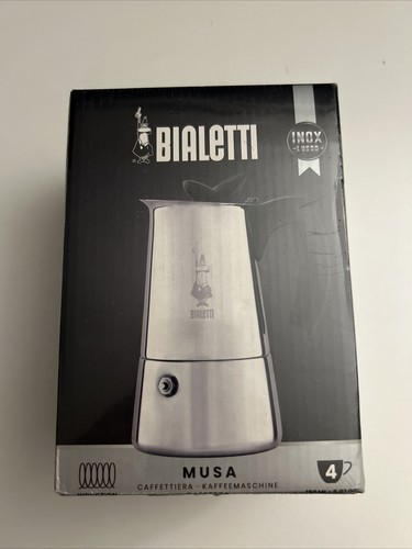 Bialetti Venus 4-Cup Stainless Steel Induction-Capable Stove