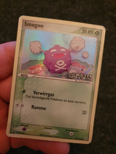 Holo Pokemon Smogon 72113 2006 Karte rare Pokemonkarte EX Delta Species