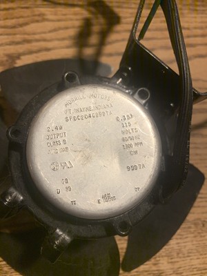 FASCO D1125 Condenser Fan Motor,Stud,208-230V,Flat
