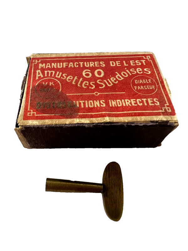 Amusette SuéDoise Xixem D.R.G.M, Boite D'Allumette Vibrante Gag Farce Et Attrape