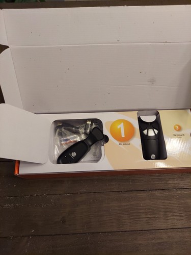Gyration Air Mouse Go Plus & Compact Low Profile Keyboard Wireless Open Box NEW