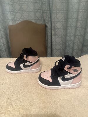Nike Air Jordan 1 OG (PS) Atmosphere  Bubble Gum  CU0450- 641, Girl's SZ 6C