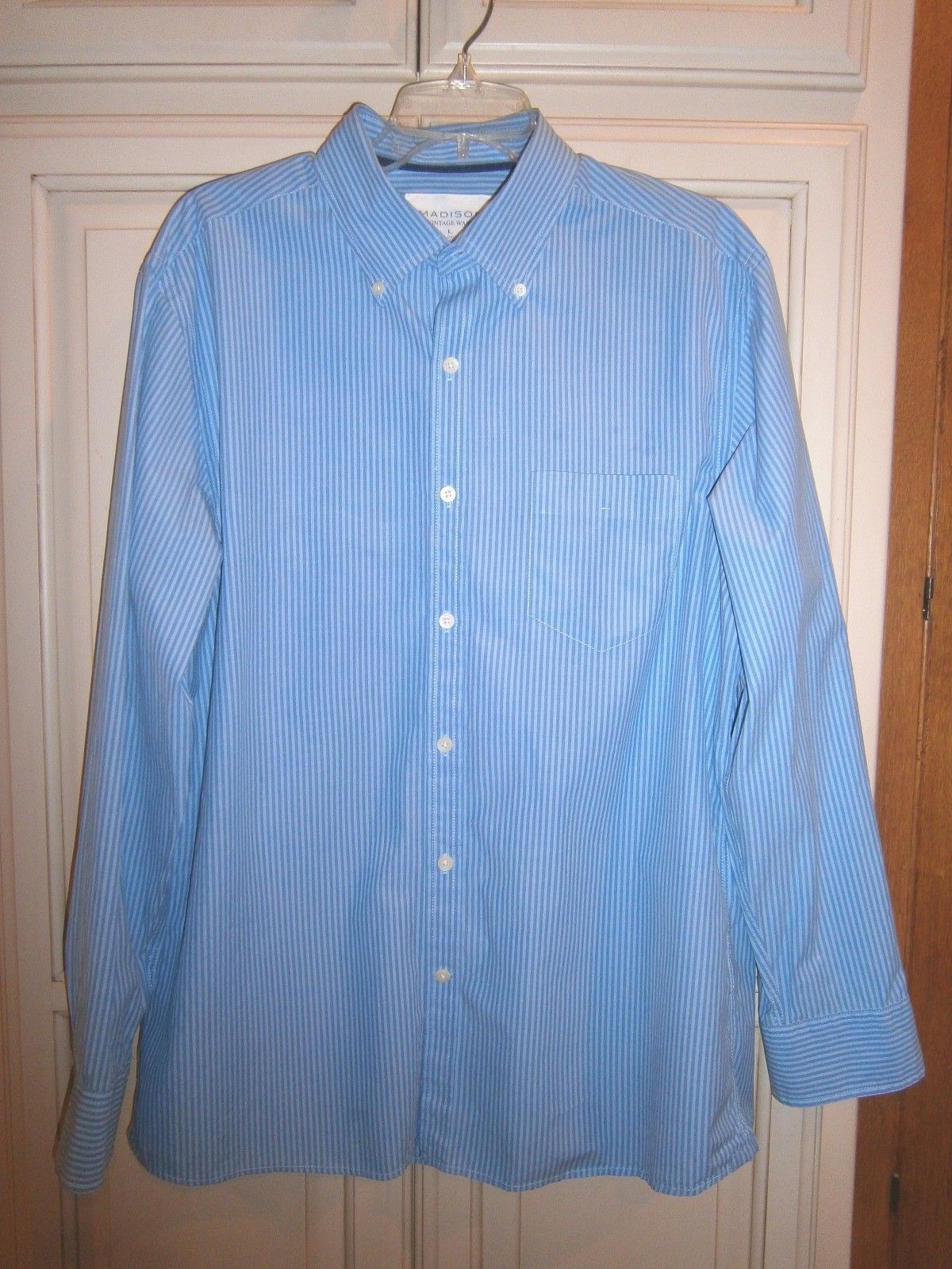 Camisas para hombre Madison informales a rayas con botones