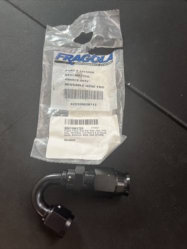 Fragola #8 Race Rite Hose End Fitting 150-Degree 2515008 Fragola #8 Race Rite Hose End Fitting 150-Degree 2515008