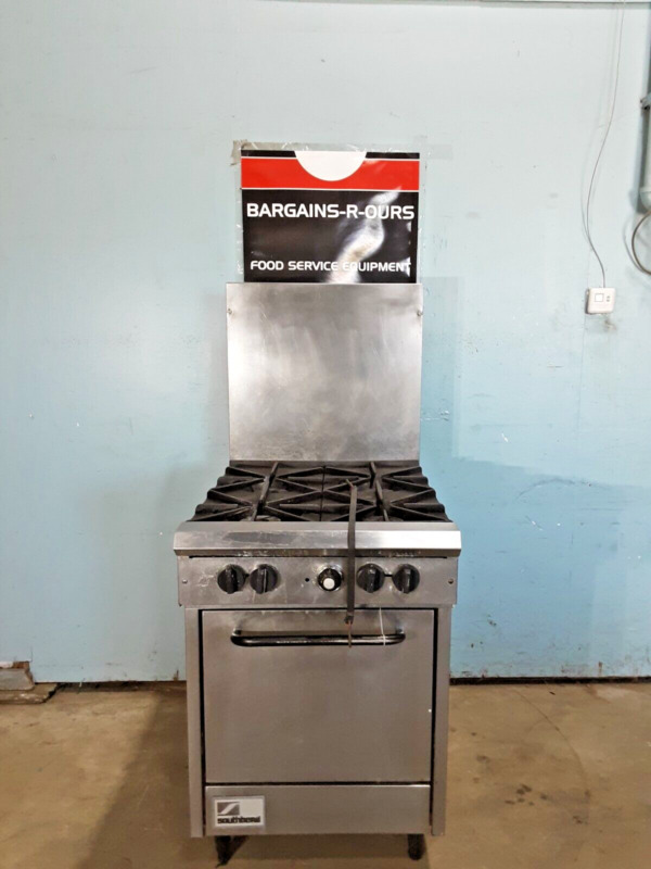 Southbend Model: X32-e Commercial Hd Nat Gas 4 Burners Stove With Oven On Legs