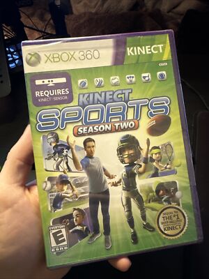 FACTORY SEALED Kinect Sports: Season Two (Microsoft Xbox 360, 2011) *NO TEARS