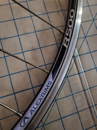 Alexrims R500 700c Fixie Road Bike Bicycle Aluminum Wheelset Wheels Black 