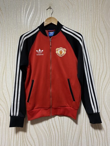 MANCHESTER UNITED 90s RETRO FOOTBALL SOCCER TRACK TOP JACKET MANCHESTER UNITED 90s RETRO FOOTBALL SOCCER TRACK TOP JACKET