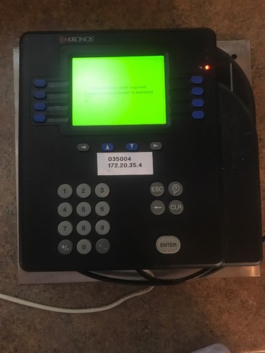 Kronos System 4500 Time Clock 8602800-001
