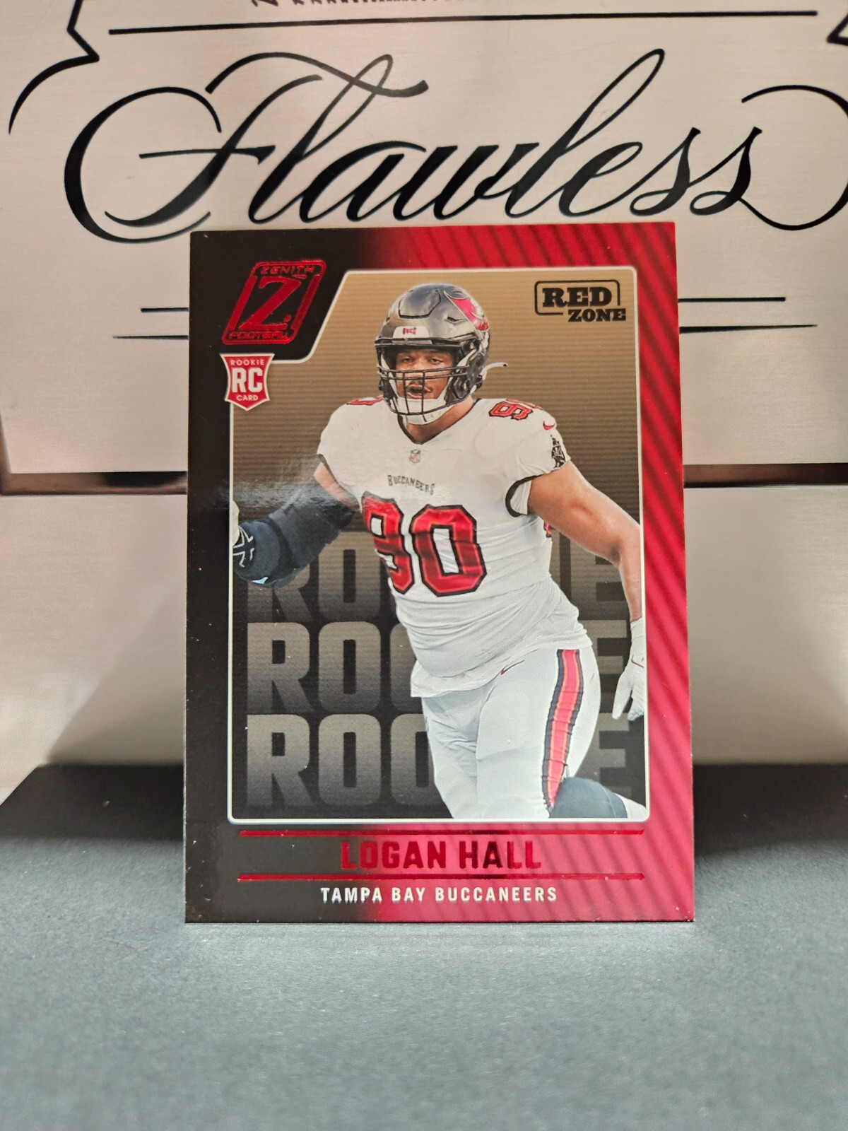 2022 Panini Zenith RC Logan Hall #156 SP Red Zone Holo | eBay