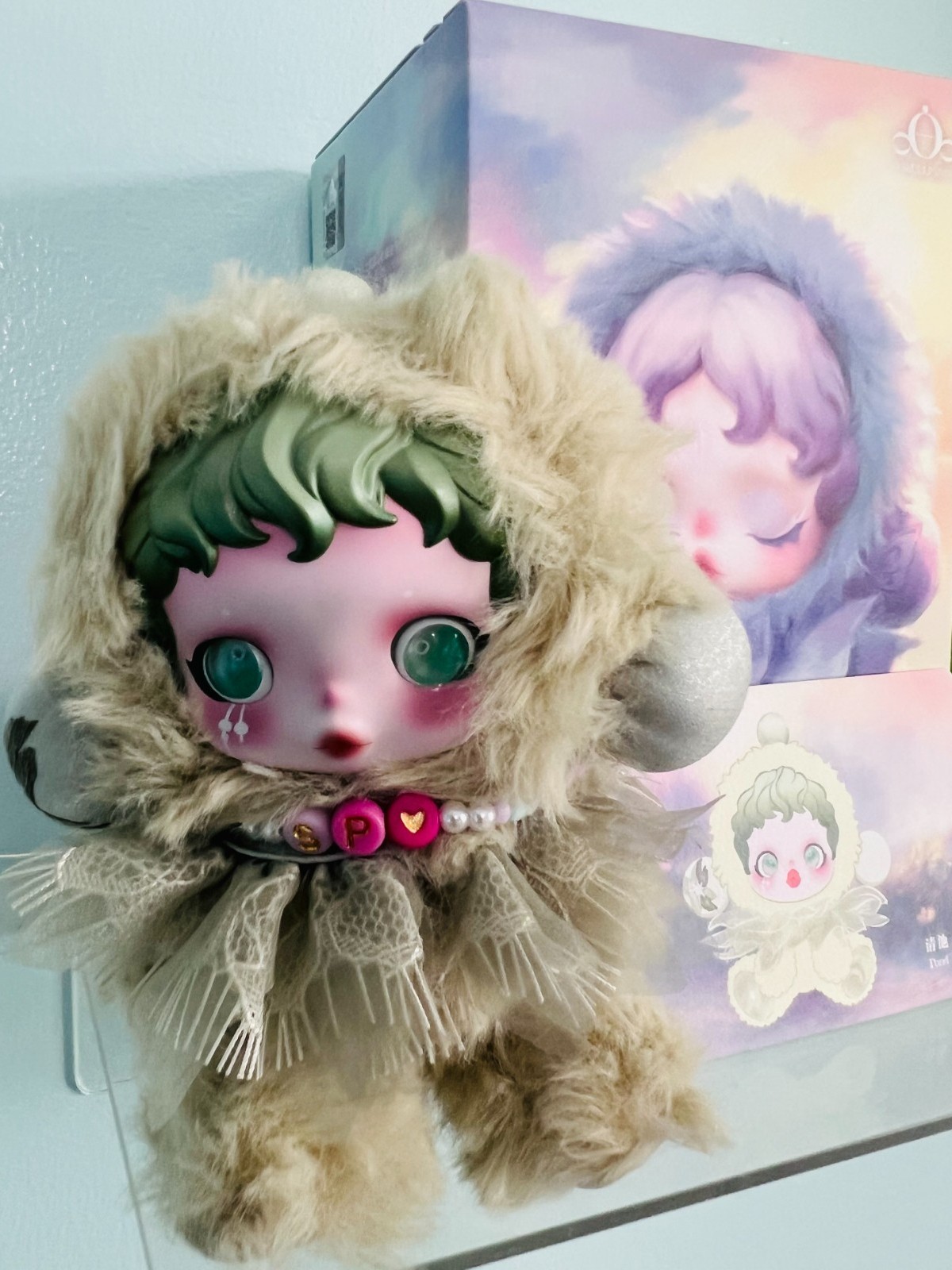SKULLPANDA L'impressionnisme ぬいぐるみ　Pond Skullpanda L'impressionnisme Series Vinyl Plush Pendant Pond