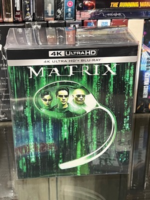 THE MATRIX MANTA LAB 4K+2D+BONUS STEELBOOK 1-CLICK BOXSET GLOW IN THE DARK NEW!