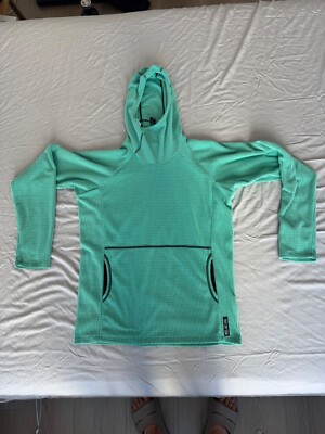 Melanzana Micro Grid Hoodie V2 - Men s M- Turquoise 