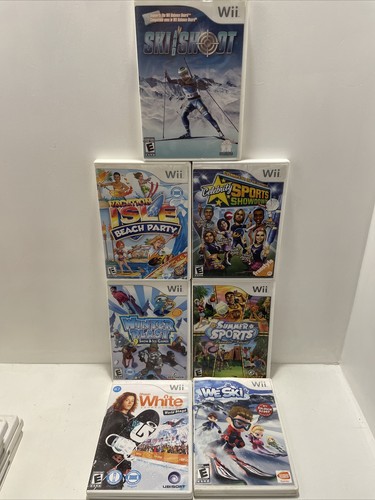 Wiiゲームセット Lot of 7 Nintendo Wii Sports Games Bundle Various Titles | eBay