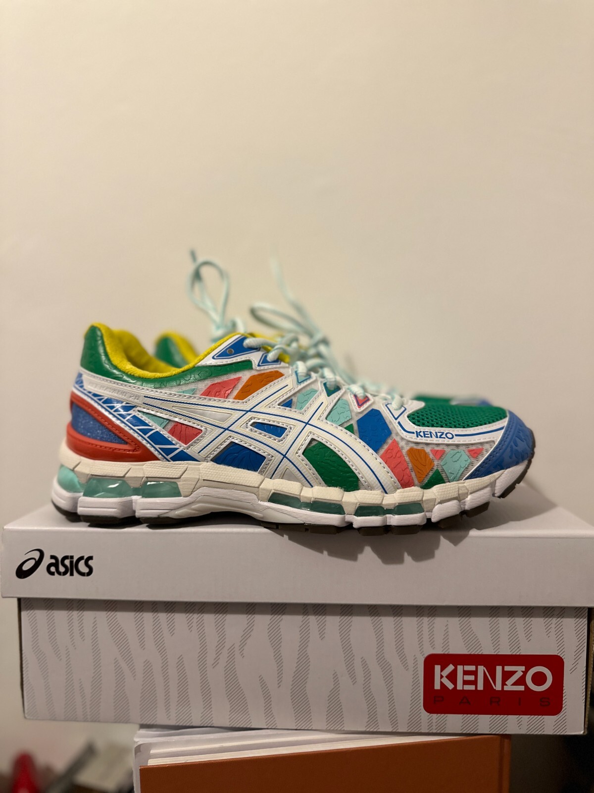 KENZO x asics【 Gel-Kayano 20 Multicolour】 Size 8.5 ASICS Kenzo x Gel Kayano 20 Multi-Color New with