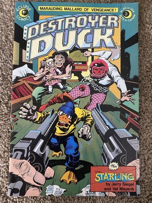 Destroyer Duck  # 3   (Eclipse 1983) -  Pheromones! - Steve Gerber/Jack Kirby-VF