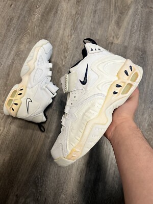 Nike Air Ripped Mid 1996 White Obsidian Gold Vtg Shoes Men's 12.5 DS 178014-141