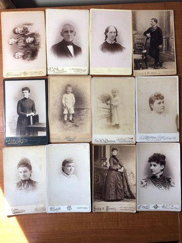 Antique Lot of Over 100 4x6 Cabinet Card CDV Photos US Portraits