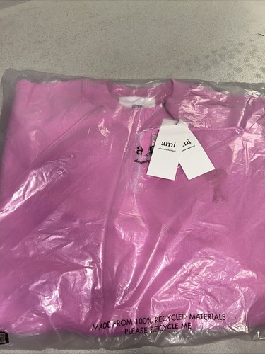 Pre-owned Ami Alexandre Mattiussi Ami Paris / Pink Ami De Coeur Sweatshirt