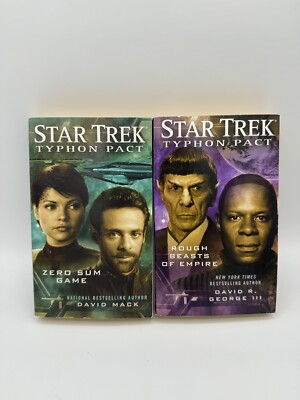 Zero Sum Game (Star Trek: Typhon Pact #1) Rough Beasts of the Empire Book Lot