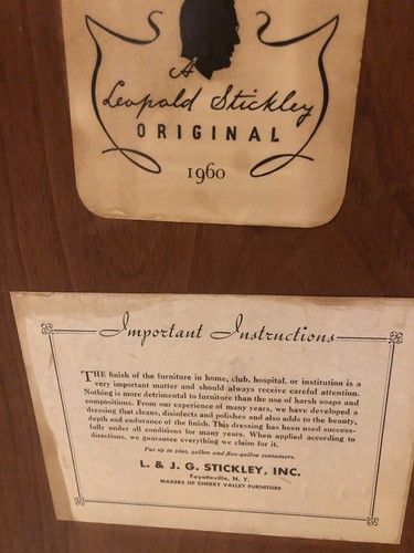 A Pair Of 1960’s Stickley Solid Cherry  End Tables