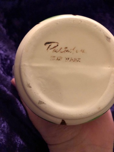 Vintage Purinton Pottery Creamer HAND PAINTED APPLE