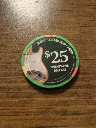 ハードロックカジノ25ドルチップ　　Jimi Hendrix $25 JIMI HENDRIX HARD ROCK CASINO CHIP POKER CHIP LAS VEGAS