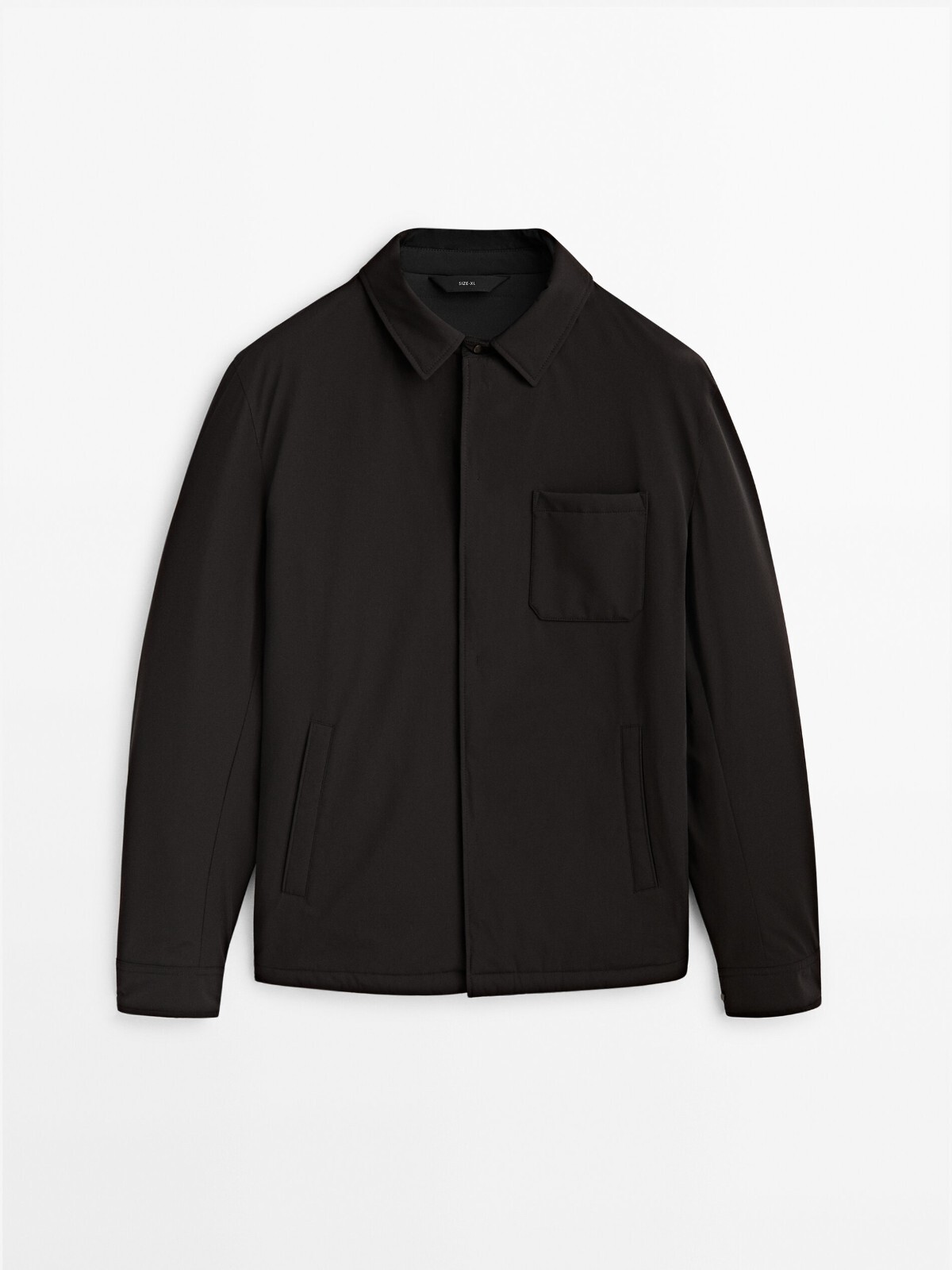 New Massimo Dutti Lightweight Stretch Overshirt 3406/203