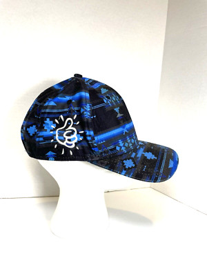 NEFF Mac Miller Snapback Cap Hat Most Dope Logo Black Top Blue Tribal Aztec Brim