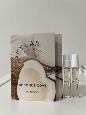 Skylar Coconut Cove Vial Spray Sample Eau De Parfum Perfume Mini Authentic 2 pc