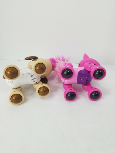 Zoomer Meowzies Runway Hot Pink Kitty Cat Kitten Spin Master dog robot toy lot