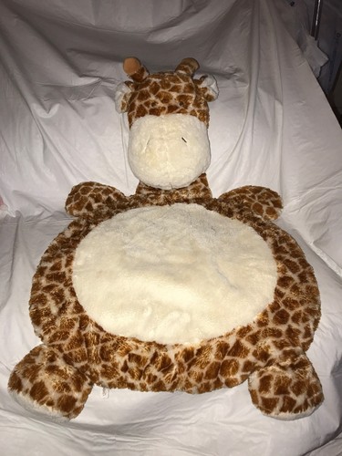 Bestever Baby Plush Giraffe Baby Play Mat Cuddle Rug Lovey Discontinued EUC