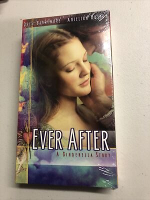 EVER AFTER: A CINDERELLA STORY VHS 1999 Drew Barrymore Angelica Huston Brand New