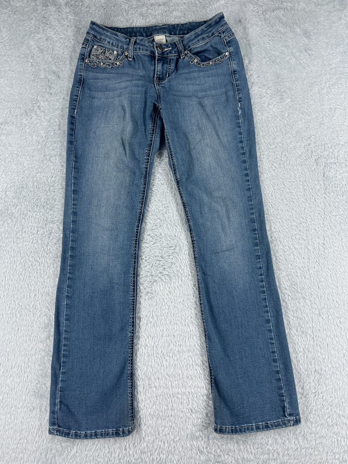 Project Indigo Pants Womens 26 Blue Denim Jeans Boot Cut
